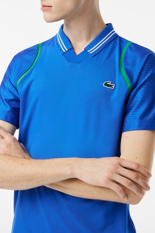 Polo de tennis slim fit x Daniil Medvedev - Bleu