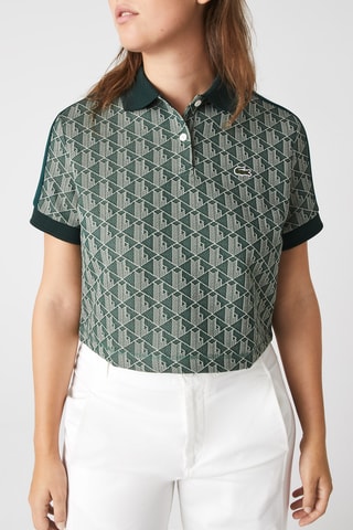 Polo regular fit - Vert et écru