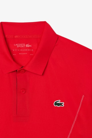 Polo regular fit ultra-dry x Novak Djokovic de tenis - Rojo