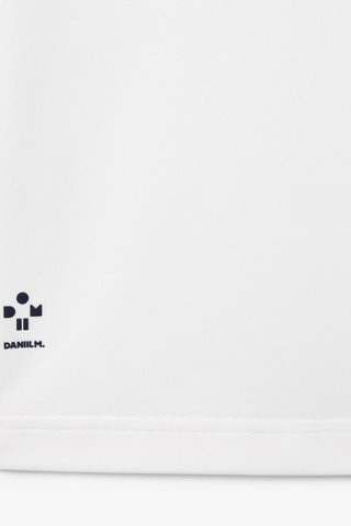 Polo de tennis slim fit x Daniil Medvedev - Blanc