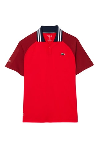 Polo de tennis slim fit x Daniil Medvedev - Rouge