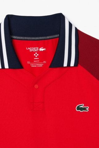 Polo de tennis slim fit x Daniil Medvedev - Rouge