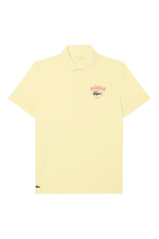 Polo de tennis regular fit Miami Open - Jaune