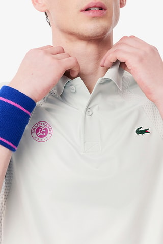 Polo Roland-Garros slim fit - Blanco