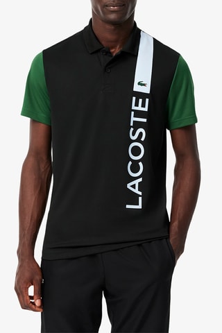 Polo de tenis regular fit - Negro