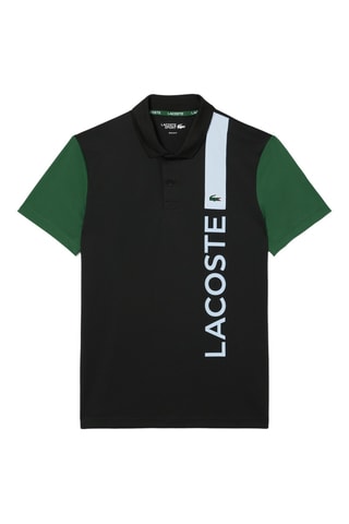 Polo de tenis regular fit - Negro