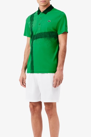 Polo Lacoste Tennis x Novak Djokovic regular fit - Verde flúor
