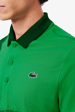 Polo Lacoste Tennis x Novak Djokovic regular fit - Verde flúor