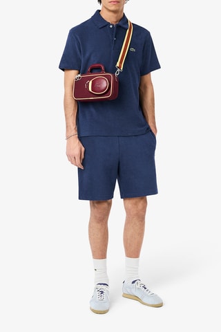 Polo classic fit - Bleu marine chiné