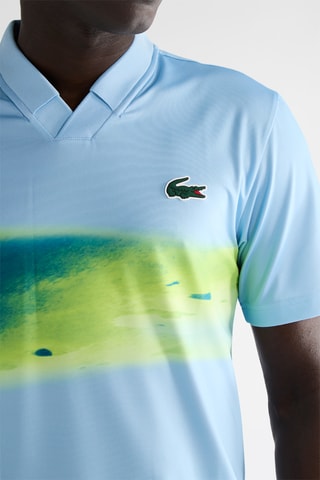 Polo - Azul claro y verde