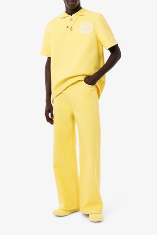 Polo oversized fit - Jaune
