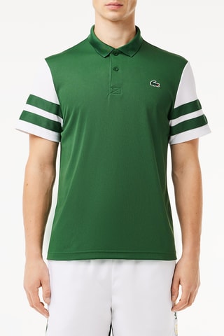 Polo de tenis regular fit - Verde oscuro