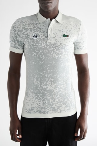 Polo Lacoste x Roland-Garros - Blanco