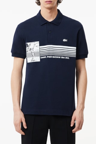 Polo classic fit - Bleu marine