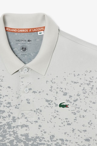 Polo Roland-Garos slim fit - Verde y gris claro