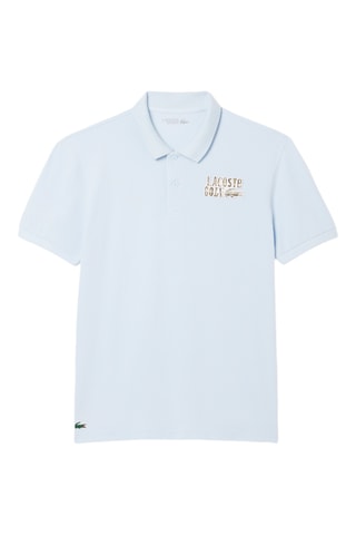 Polo de golf relaxed fit - Celeste