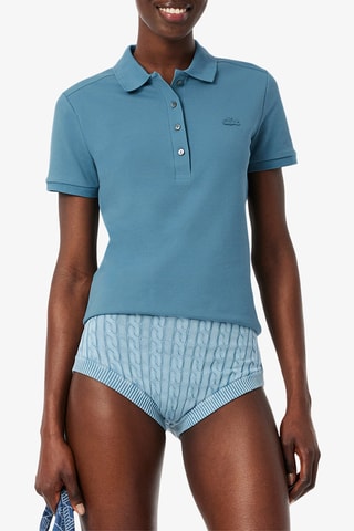 Polo slim fit - Azul cobalto