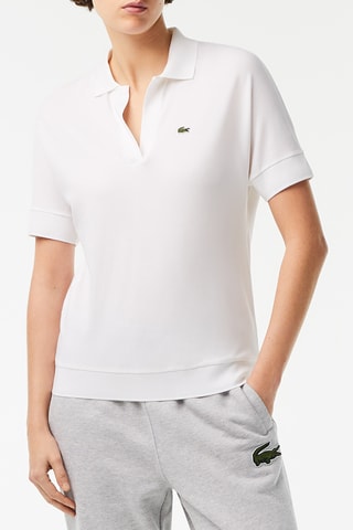 Polo relaxed - Blanco