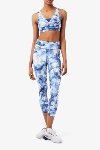 Legging - Bleu cobalt et blanc