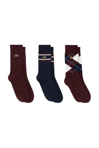 3 pares de calcetines - Burdeos