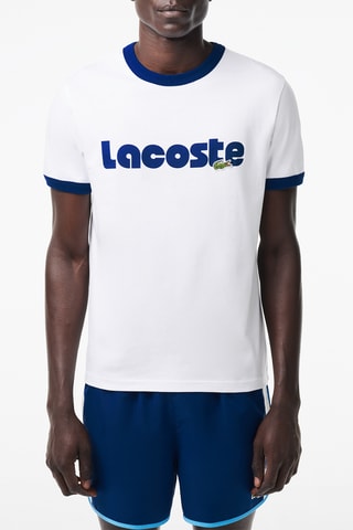 T-shirt regular fit - Blanc et bleu marine