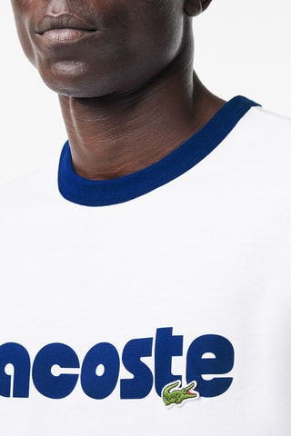 T-shirt regular fit - Blanc et bleu marine
