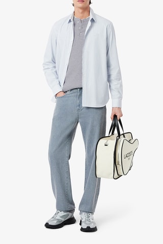 T-shirt regular fit - Gris clair chiné