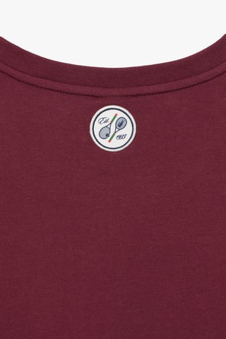 Camiseta Roland Garros regular fit - Burdeos