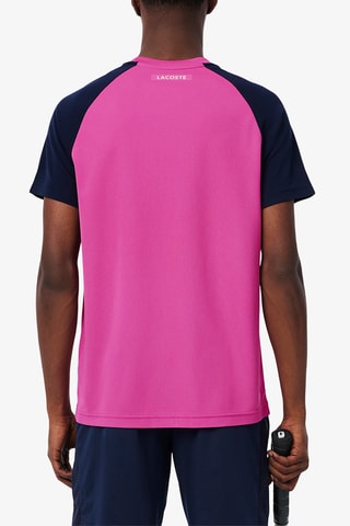 T-shirt de tennis regular fit - Fuchsia