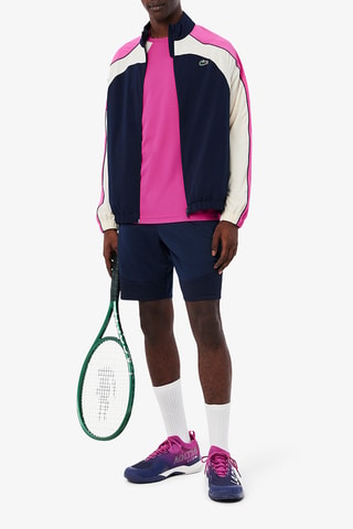 T-shirt de tennis regular fit - Fuchsia