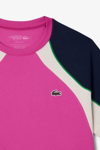 T-shirt de tennis regular fit - Fuchsia