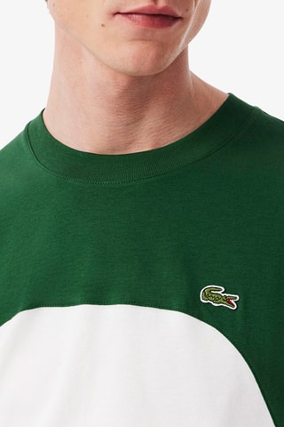 T-shirt classic fit - Blanc et vert
