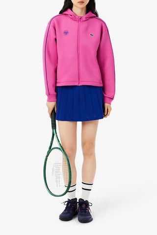 Sweat à capuche Roland Garros Paris regular fit - Mauve