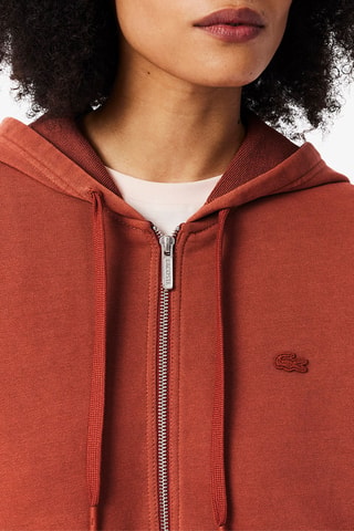 Sudadera con capucha Jean René Lacoste - Naranja