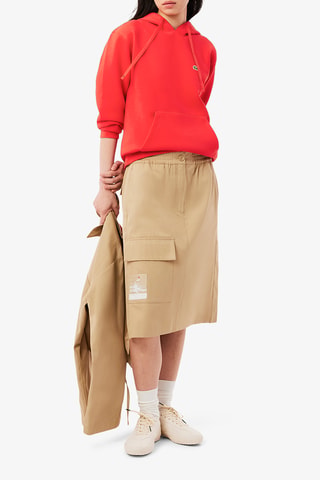 Sudadera con capucha relaxed fit - Rojo