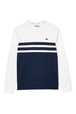 Sudadera de tenis Classic fit - Blanco y azul marino