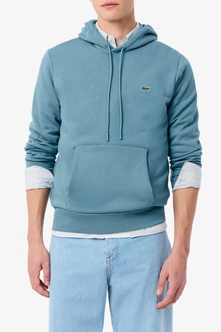 Sweat à capuche classic fit - Bleu-gris