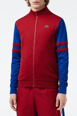 Sudadera Classic fit Lacoste de tenis - Rojo y azul