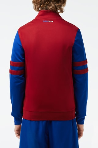 Sudadera Classic fit Lacoste de tenis - Rojo y azul