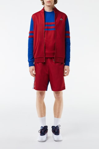 Sudadera Classic fit Lacoste de tenis - Rojo y azul
