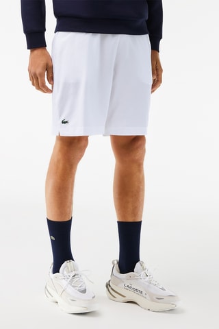 Pantalón corto regular fit - Blanco