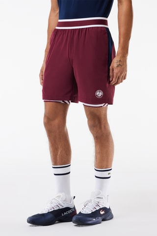 Pantalón corto 2 en 1 Roland Garros - Burdeos