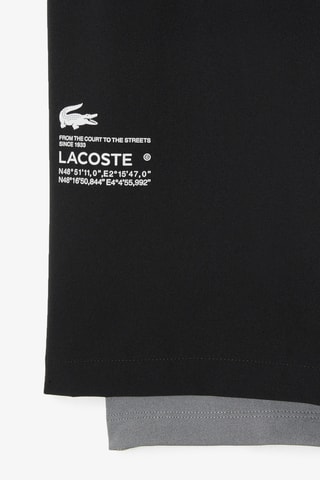 Pantalón corto 2 en 1 - Negro y gris vigoré