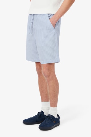 Short relaxed fit - Blanc et ciel