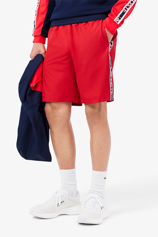 Short de tennis regular fit - Rouge