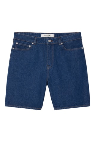 Bermuda en jean straight fit - Bleu foncé
