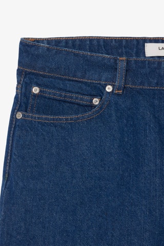 Bermuda en jean straight fit - Bleu foncé