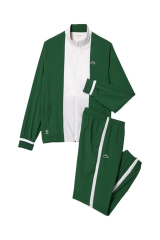 Veste et jogging de tennis regular fit x Daniil Medvedev - Vert foncé et blanc