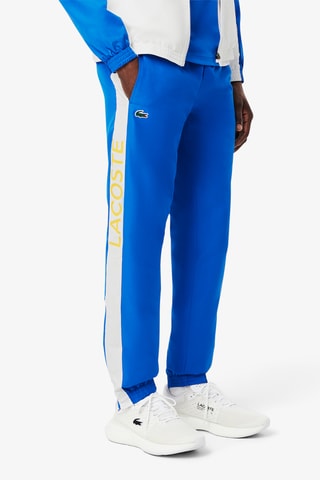 Chaqueta y pantalón de deporte de tenis regular fit - Blanco y azul cobalto