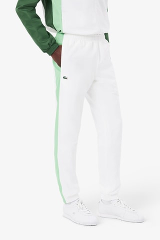 Chaqueta con capucha y pantalón de deporte de tenis regular fit ­- Blanco y verde